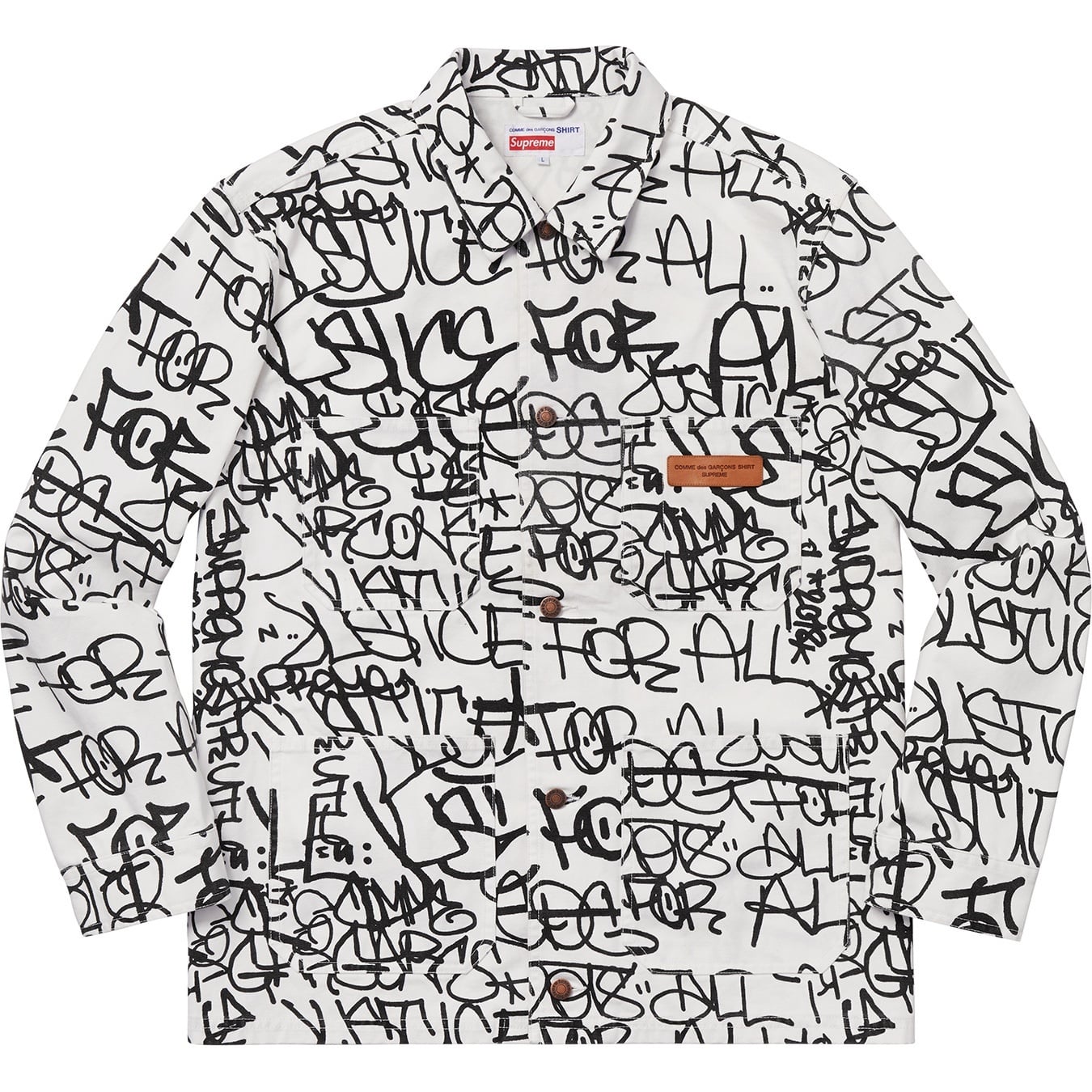 Supreme®/Comme des Garçons SHIRT® Printed Canvas Chore Coat view 6